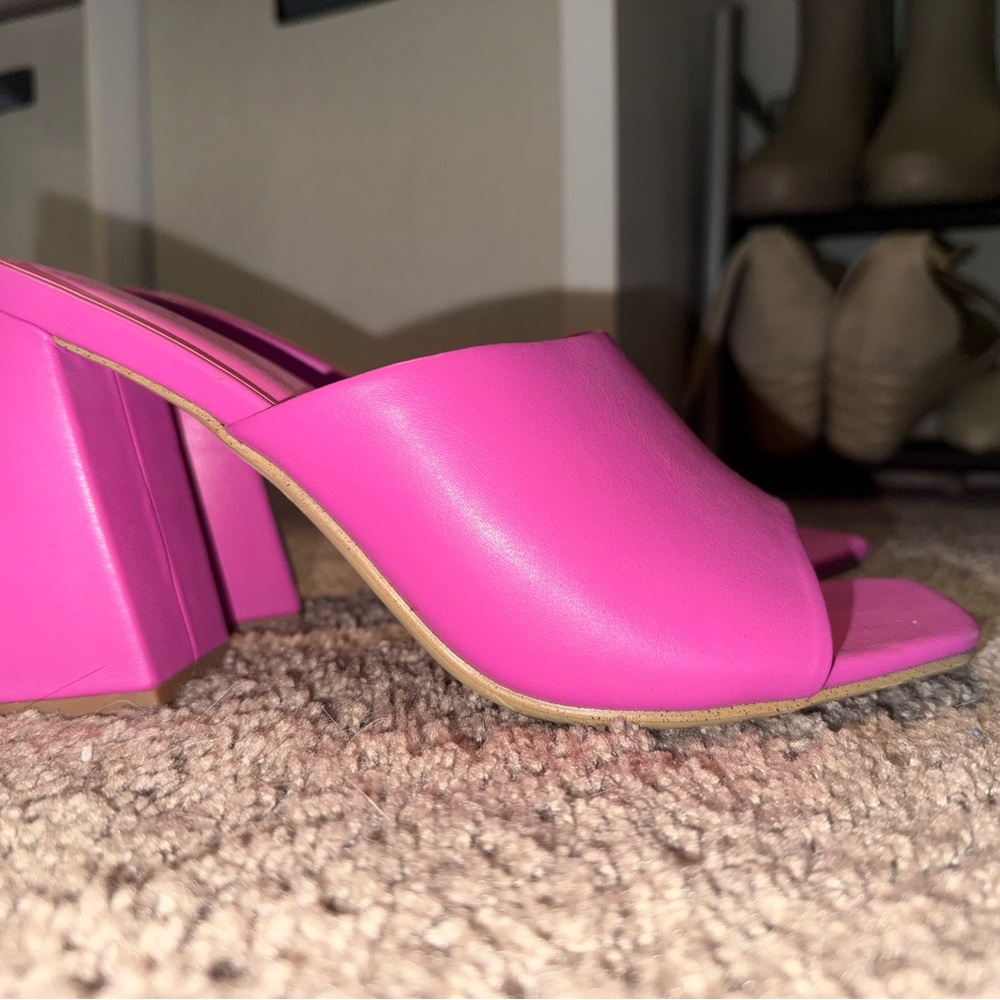 a new day Vibrant Pink Block Heel